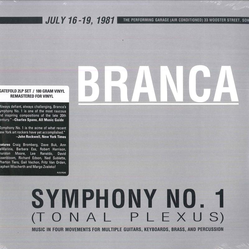 

LP Record GLENN BRANCA - Symphony No. 1 (Tonal Plexus) RUSLP8245 ROIR 2016 US Classical