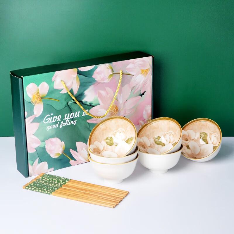 Jinmingli Zestawa Ceramicznej Zastawy Stołowej Camellia Love