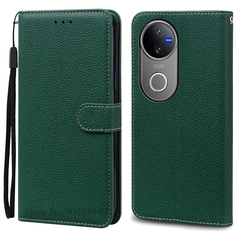 Etui dla Vivo V50 Etui z klapką Portfel Skórzany Pokrowiec Dla Vivo V50 5G Etui Podstawka Książeczka Pokrowiec na telefon Coque Fundas Shell