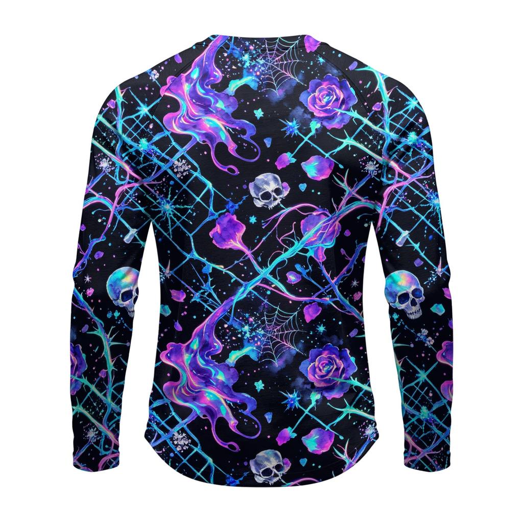 Men's Long Sleeve Shirt Loose Fit Casual Versatile Halloween Top