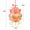 Handcrafted Calabash Lantern Handheld Chinese New Year DIY Luminous Flower Light for Mid-Autumn Festival Wedding Decor