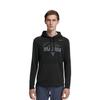 Nike Letter Print Hooded Pullover Fleece Lined Long Sleeved Sweatshirt Men's Black HQ2112-010