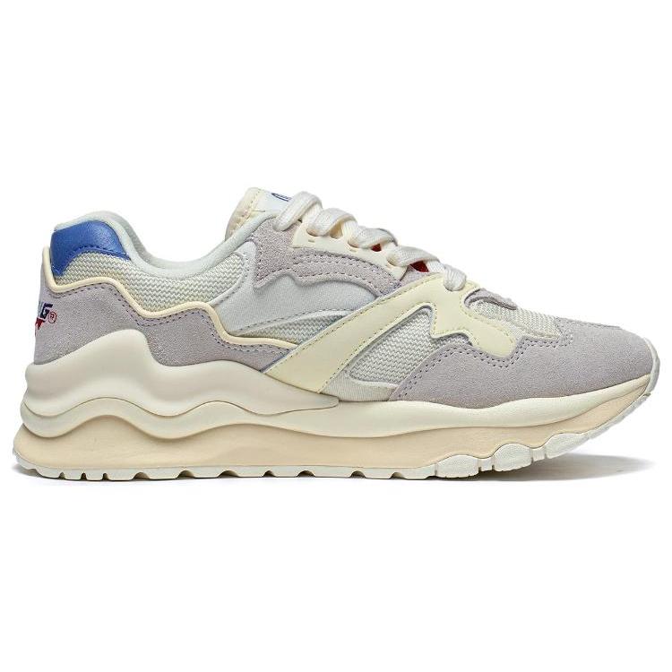 New LiNing 001 Mountains And Seas Anti Slip Wear Resistant Low Top Sports Casual Shoes Women's Ecru Custard AZGT008-2