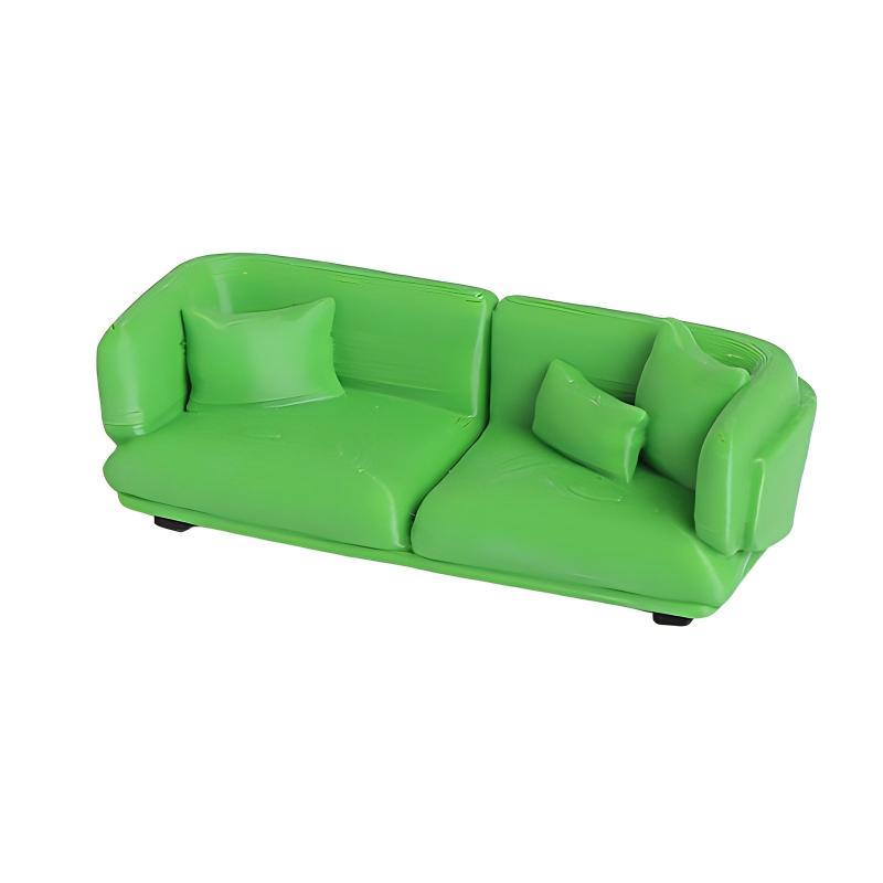 Miniature Sofa Model 1 12 Scale Dollhouse Furniture Soft Couch Decorative for Living Room Kids Room Display