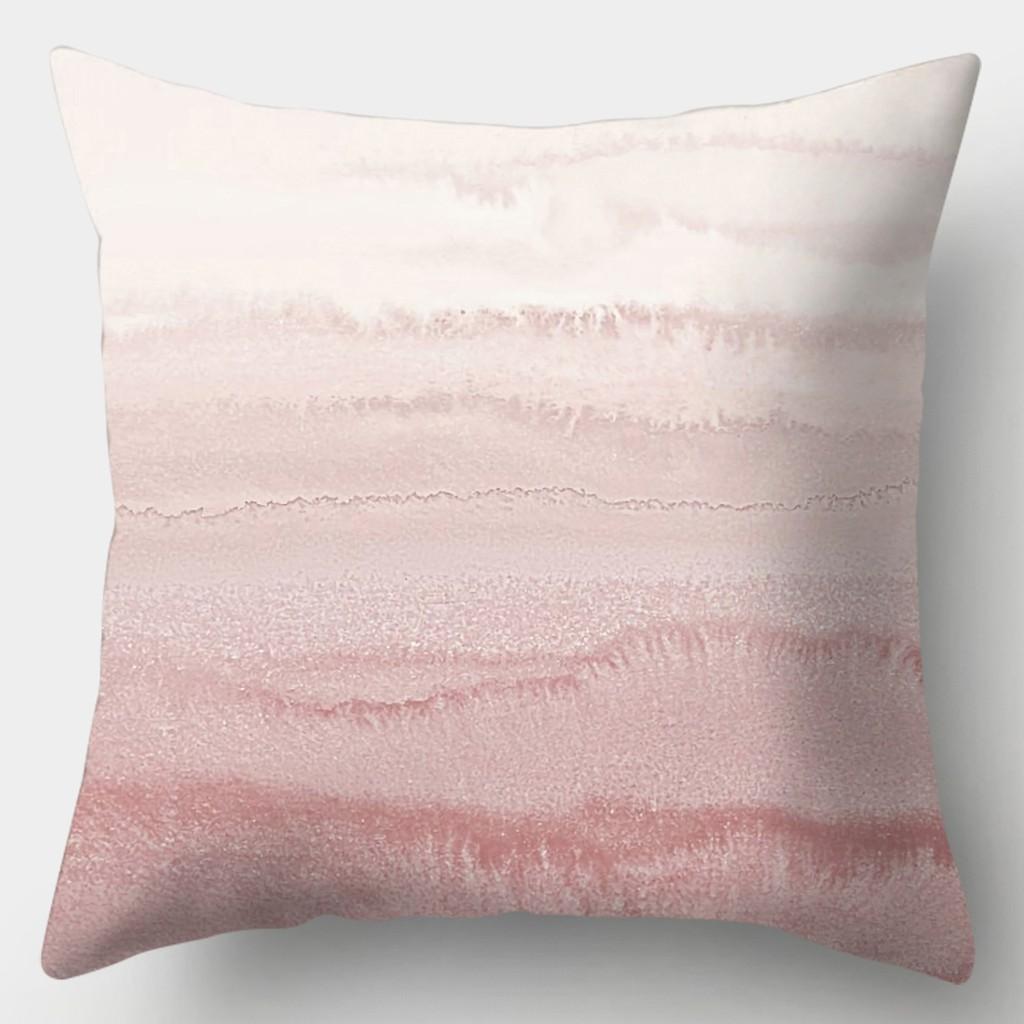 Pink Series Pillowcase 45cmX45cm Square Sofa Pillow Cover Rose Cushion cover