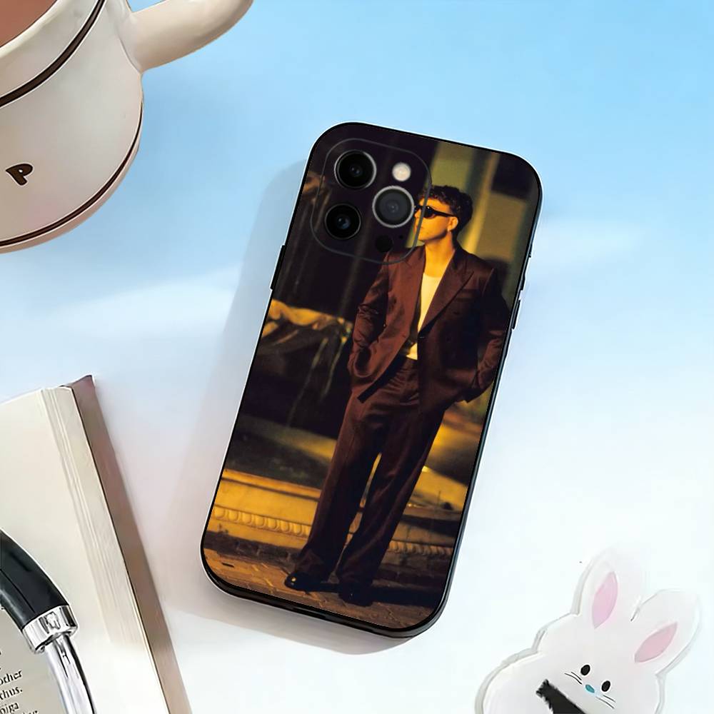 Singer Q-Quevedo Phone Case For iPhone 17, 16,15,14,13,12,11 Plus,Pro Max, Others Soft Black Cover