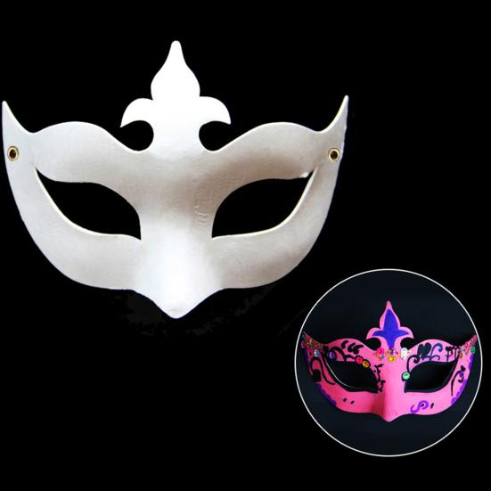 Mască de petrecere cu bandă elastică, inspiră creativitatea, ușoară, DIY, jumătate de față, mască de dans, jucărie pentru pictură pentru copii, pentru casă