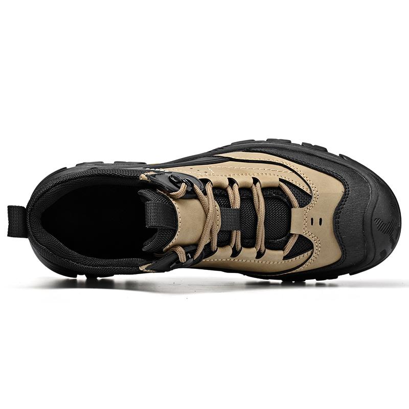 High Quality Brand Leather Shoes Soft SoleCasual Shoes Comfortable Travel Outdoor Mountaineering Anti Oversized Sports Shoes
