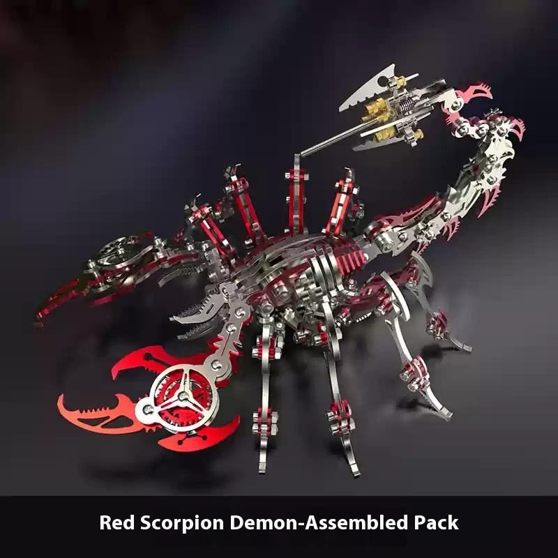 Limited Edition Scorpion King Diy Handmade Metal 3d Metal Animal Puzzle Assembly Model Puzzle Toy Boy Birthday Gift