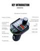 A8-A18 Bluetooth-FM-Transmitter fürs Auto und Dual-USB-PD-Ladegerät 3,1 A