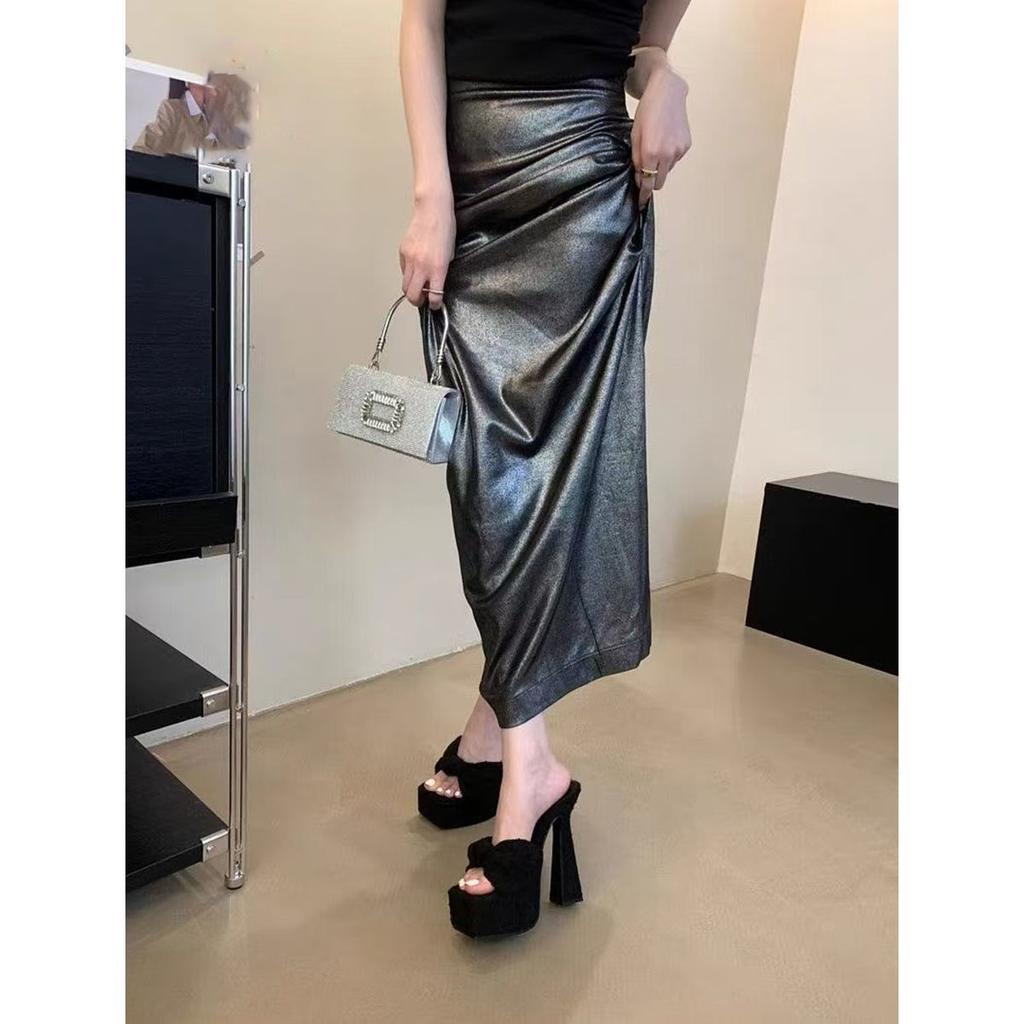 Gentle Pink Super High Heels Women's Thick Heels Cool Slippers Women's Summer Wear Waterproof Platform Platform Platform Sandals 2025 Summer New Model