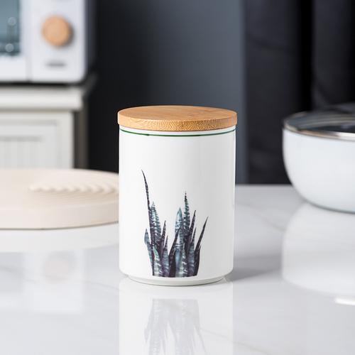 Food Grade Sealed Jar Ceramic Storage Jar Household Kitchen Grains Storage Jar Nut Tea Coffee Storage Box/collection Utensils