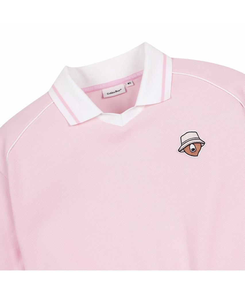 Goldeunbeeo (W) Pique Polo Collar One-Piece G5Uam26231Pix