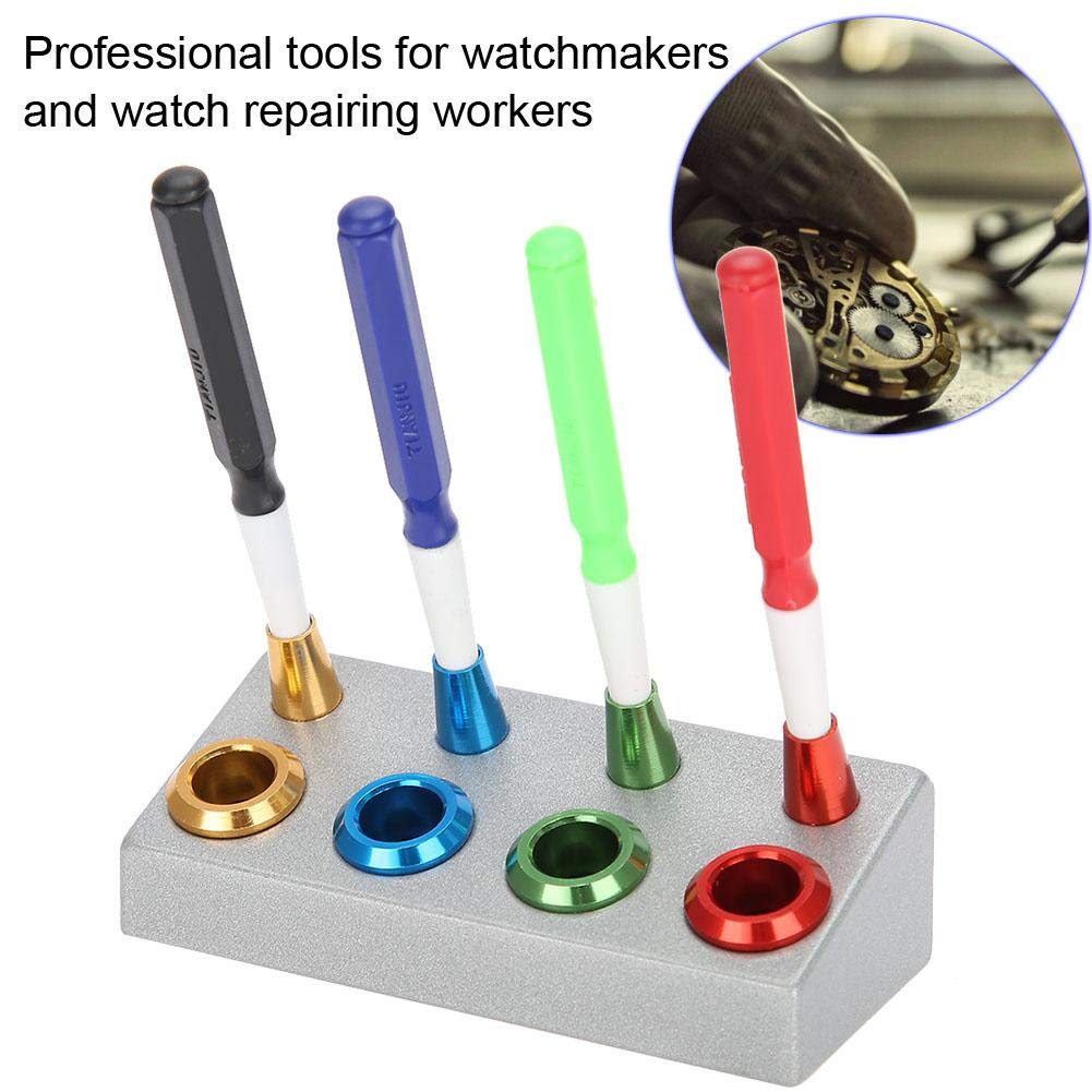 Zjchao Watch Oil Injector Kit, Oil Cup and Pen Kit, Professional Grade Watch Oil Injector Kit, Set of 4 Oil Cups and 4 Oil Pens, Watchmaker Repair Too