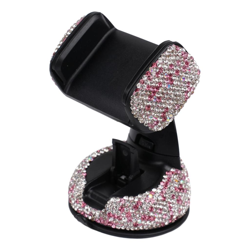 Bling Phone Holder Car Clip Dashboard Girls Mobile