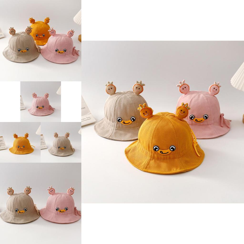 Baby Fisherman Hat With Large Brim For Boys And Girls Spring Autumn Thin Newborn Cap