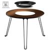 Huoxiang Foldable Round Fire Pit Table Set