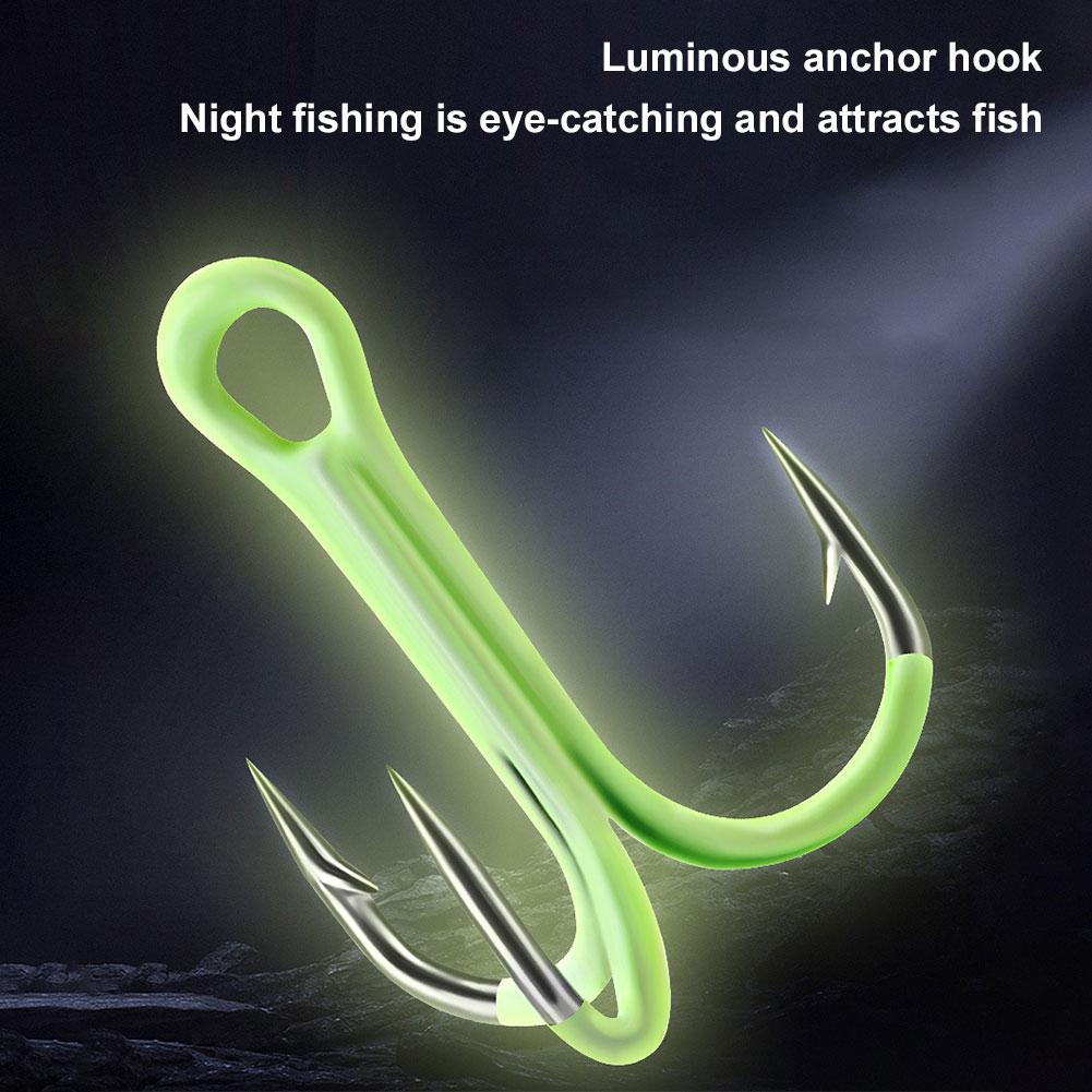 High Carbon Steel Treble Hook 5 Colors Barbed Sharp Triple Hook Triple Barbed Steel Fish Hook for Bait Lure Fishing China Mainland