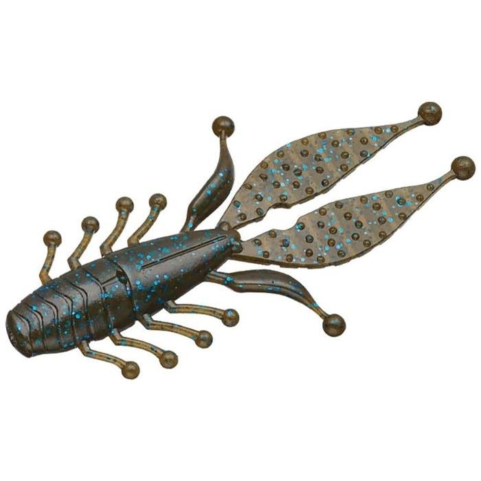 Evergreen Worm Kicker Bug 4 inch #33 Green Pumpkin/BL 4 inch