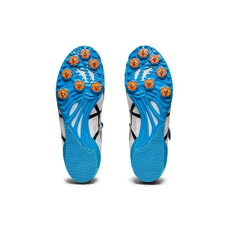 Asics Heatflat FR 7 Professional Track Low-Top Running Shoes Unisex Sneaker White Blue TTP526-102