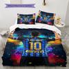 Yamal Player Bedding Quilt Set Quilt Cover Pillowcase Home Decoration Birthday Gift (1 * Duvet Cover + 2 * Pillowcase, Without Core)