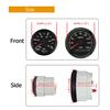 ELING 6 Gauge Set 85mm 200km/h 160MPH GPS Speedometer Tachometer 52mm 0-120℃ Water Temp Oil Pressure Fuel Level Voltmeter 12V