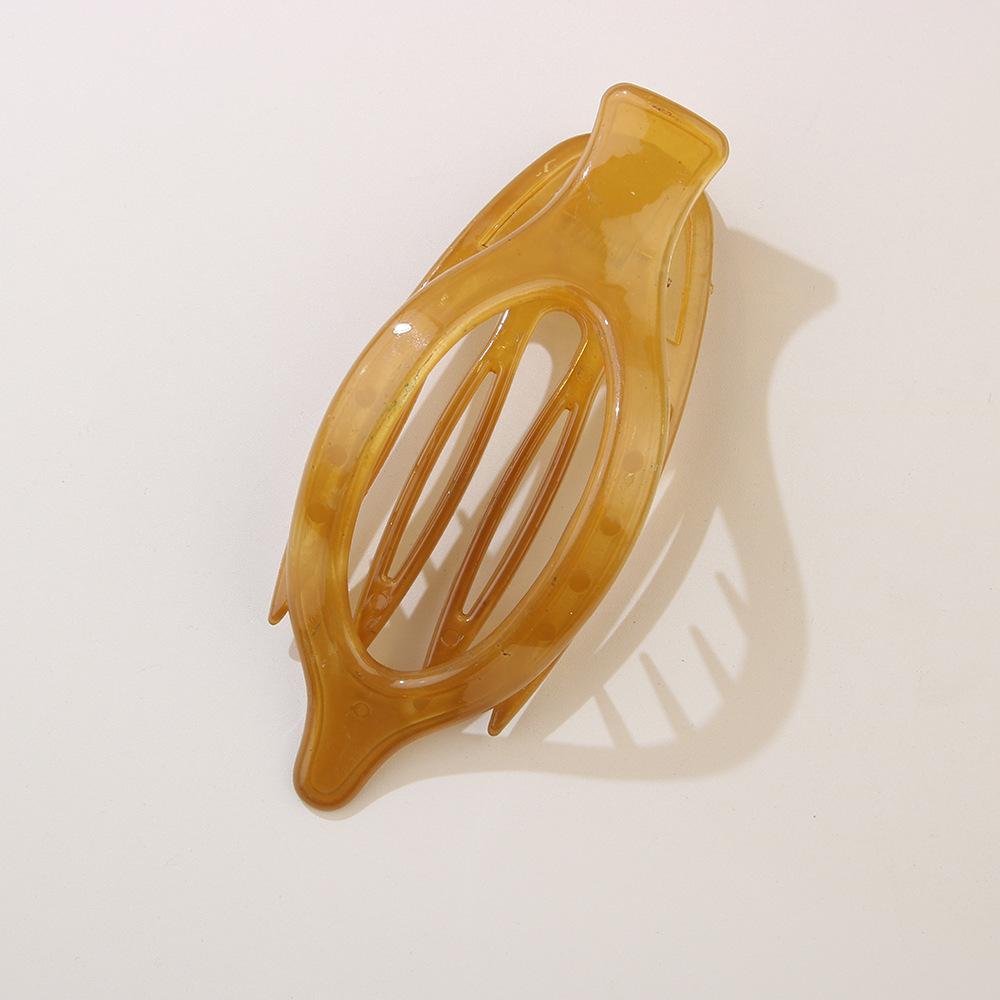 Forcina piatta ovale a becco d'anatra, clip per la parte posteriore della testa, presa forte, clip semplice, accessori per capelli