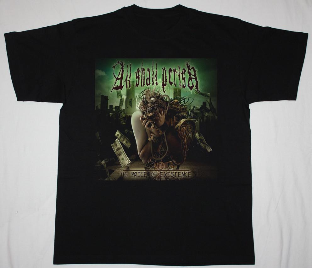 All Shall Perish The Price Of Existence T-Shirt Cotton Black Men S to 5XL DA70 Unisex T-Shirt S