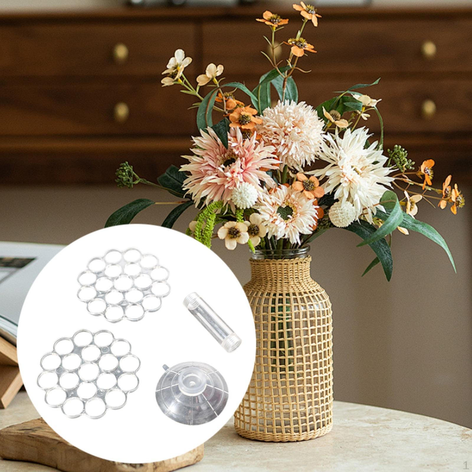 

Цветочная сетка Цветочная лягушка Проволочные букеты Фиксация растений DIY Круглый держатель для стебля икебаны 15mm 19 Hole