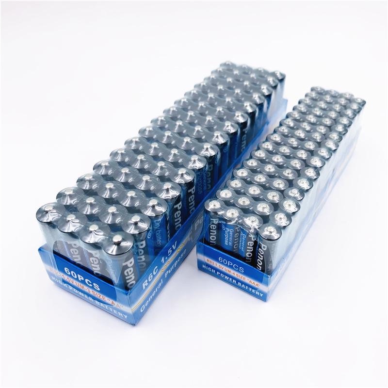 AA No. 5 & AAA No. 7 Carbon-Zinc 1.5V Batteries for Children's Toys and Remotes