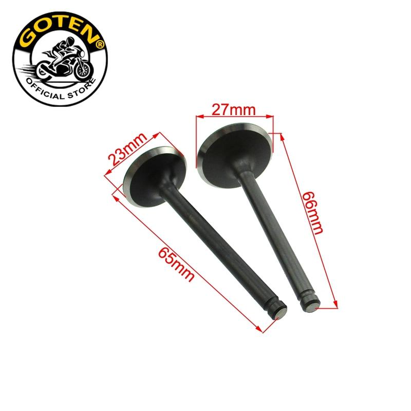 Goten 23mm 27mm Intake Exhaust Valves For Lifan YX 125cc 140cc Engine Pit Dirt Bike