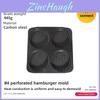 French Style Nonstick Bakery Mold With Punctured Loaf And Hot Dog Buns For Home Baking