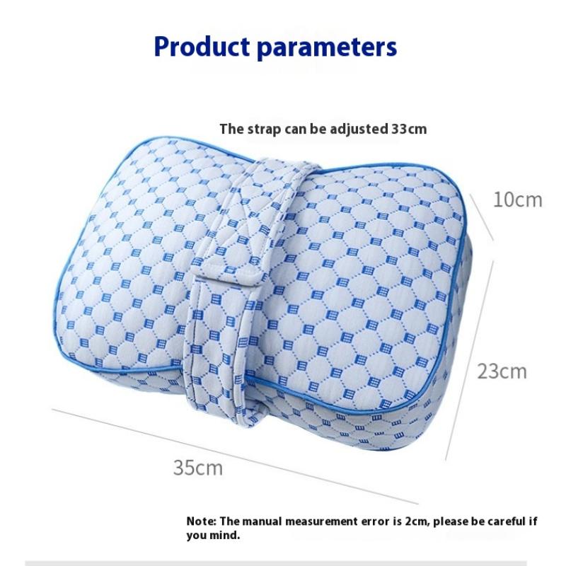 Leg Lift Pillow Adjustable Strap Leg Support Sleep Aid Ergonomic Back Pain Relief Removable Washable Cover