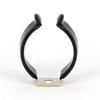 10pcs Stainless Steel Narrow Base Tool Spring Terry Clip Pipe Clamp Heavy Duty Storage Strap Spring Terry Clip 20/25/28/30mm