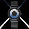 EUTOUR E040 Novelty Magnetic Watch Man And Women Steel Strap Ball Show Pointers Quartz Watches Men Blue Fashion Couple Watch