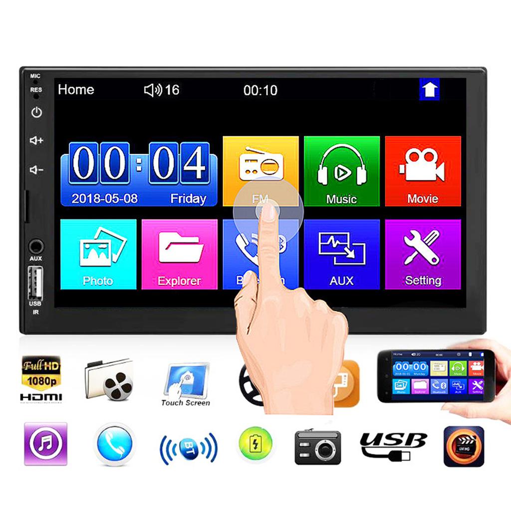 Universal Bluetoothcompatible Radio Car 7 Inch MP5 Multimedia Player Auto Digital AudioMusic Stereo Receiver Electronics