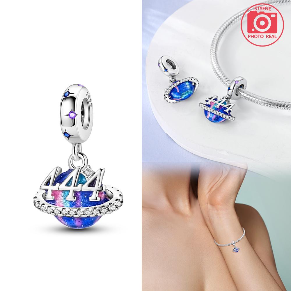 Cosmic Star Moon Pendant Silver Charm for Jewelry Making DIY Bracelet Necklace Craft
