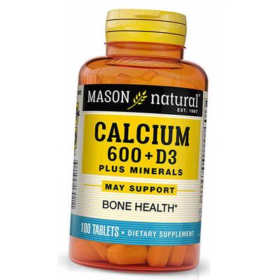 Calcium und Vitamin D3 mit Mineralien, Calcium 600 + Vitamin D 3 Plus Mineralien, 100tab (36529058)