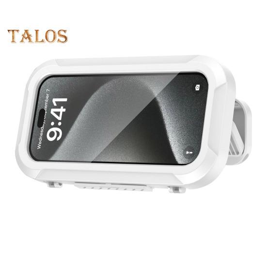 

Держатель для телефона в душе, водонепроницаемый настенный чехол-подставка для ванной комнаты, кухни, вращающийся, противотуманный держатель для телефона, гаджет для душа белый