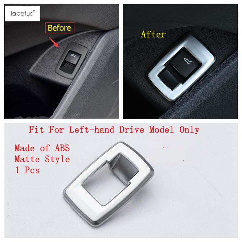 Matte Decoration Accessories For BMW X1 F48 2016 -  Armrest Window Lift Button / Roof Reading Lights Lamps / AC Cover Trim