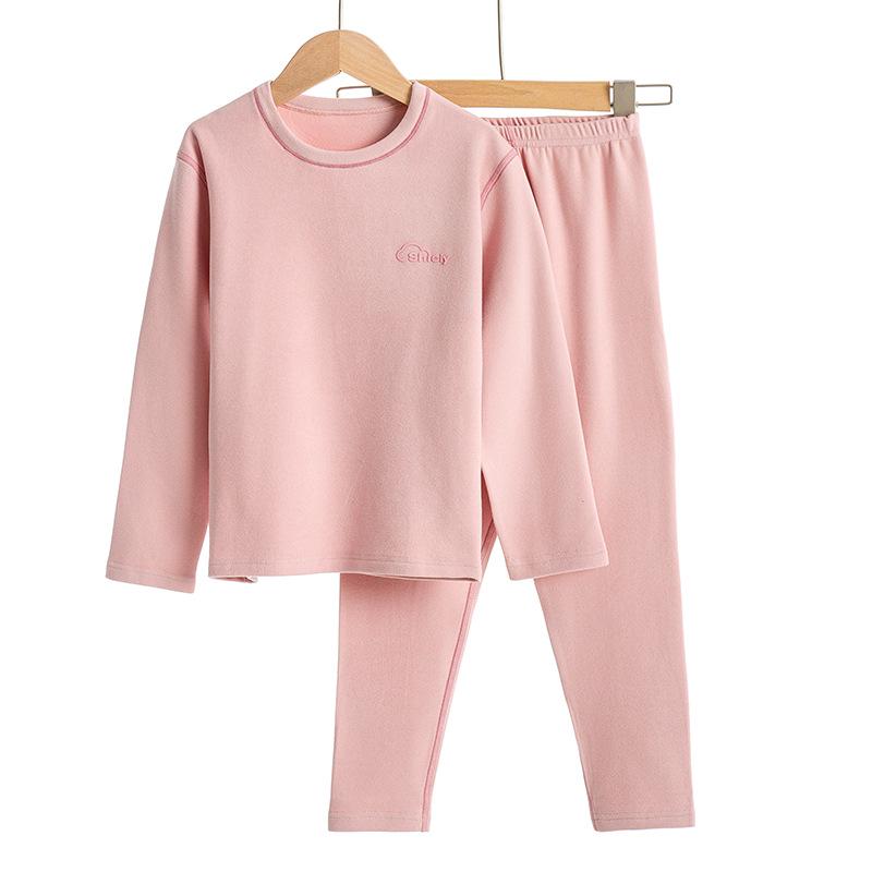 Atmungsaktives antibakterielles Kaschmir-Unterwäscheset für Kinder für den Herbst