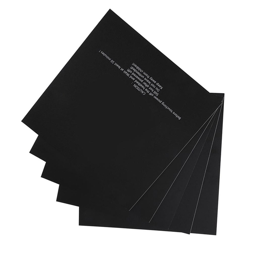 5Pcs 220x220mm 3D Printer Part Heated Bed Plate Printing Stickers