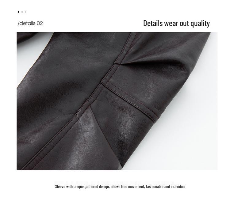 Women's Genuine Leather Jacket - Casual, Versatile Sheepskin Coat for Autumn and Winter