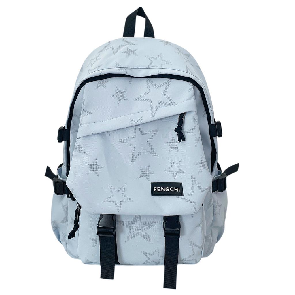 Schoolbag Casual Simple Short Trip Backpack Female 1011 Junior High School Student Lightweight Schoolbag Class Backpack Male