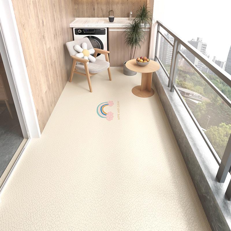 

Wipeable Non-cleaning Balcony Carpets Pvc Carpet Modern Style Rugs Indoor Large Area Solid Color Waterproof and Antifouling Rug 100x200cm39.4x78.7in