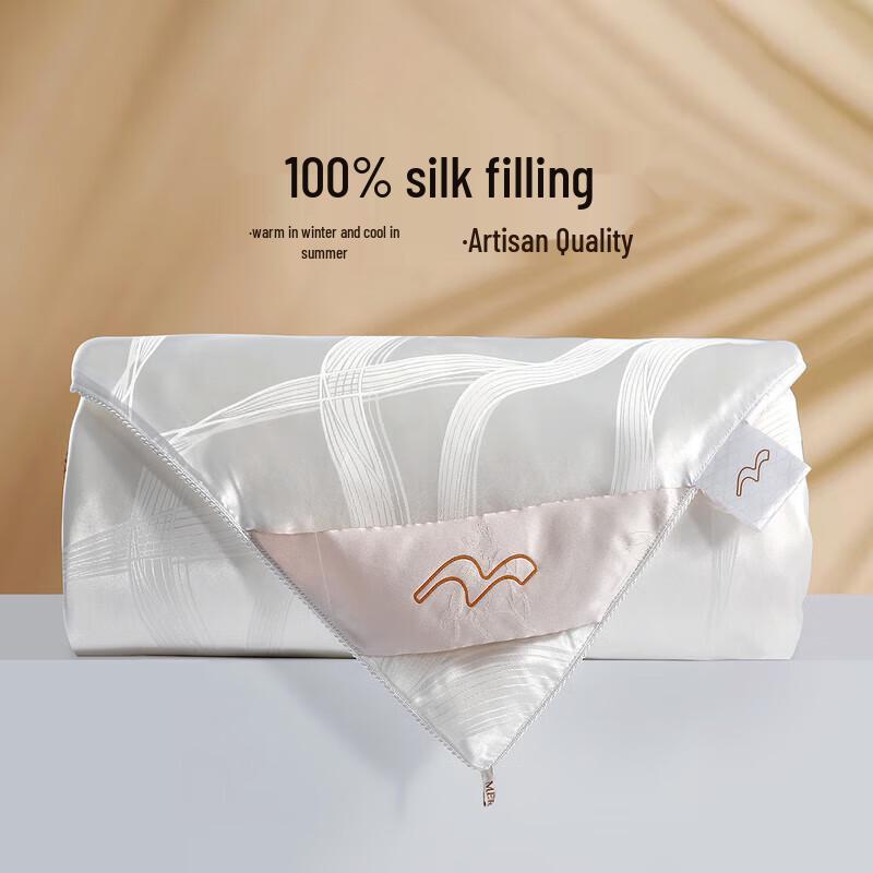 Mercury Home Textiles Medium-Long Tussah Silk Summer Quilt