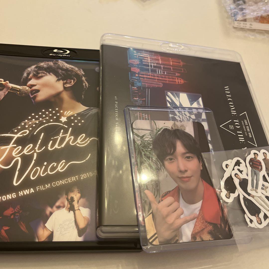 

[USED] Yonghwa solo concert DVD Blu-ray 2 discs trading card sticker