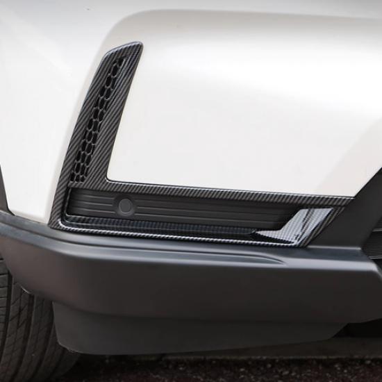 Carbon Fiber Front Fog Light Lamp Trim for Honda CRV CR-V -2025