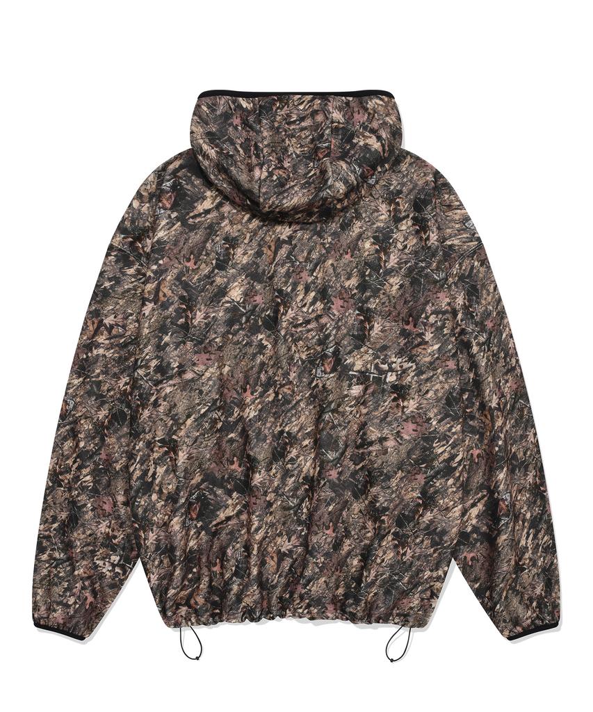 Covernat C Logo Fleece Oversized Hoodie Anorak Camo