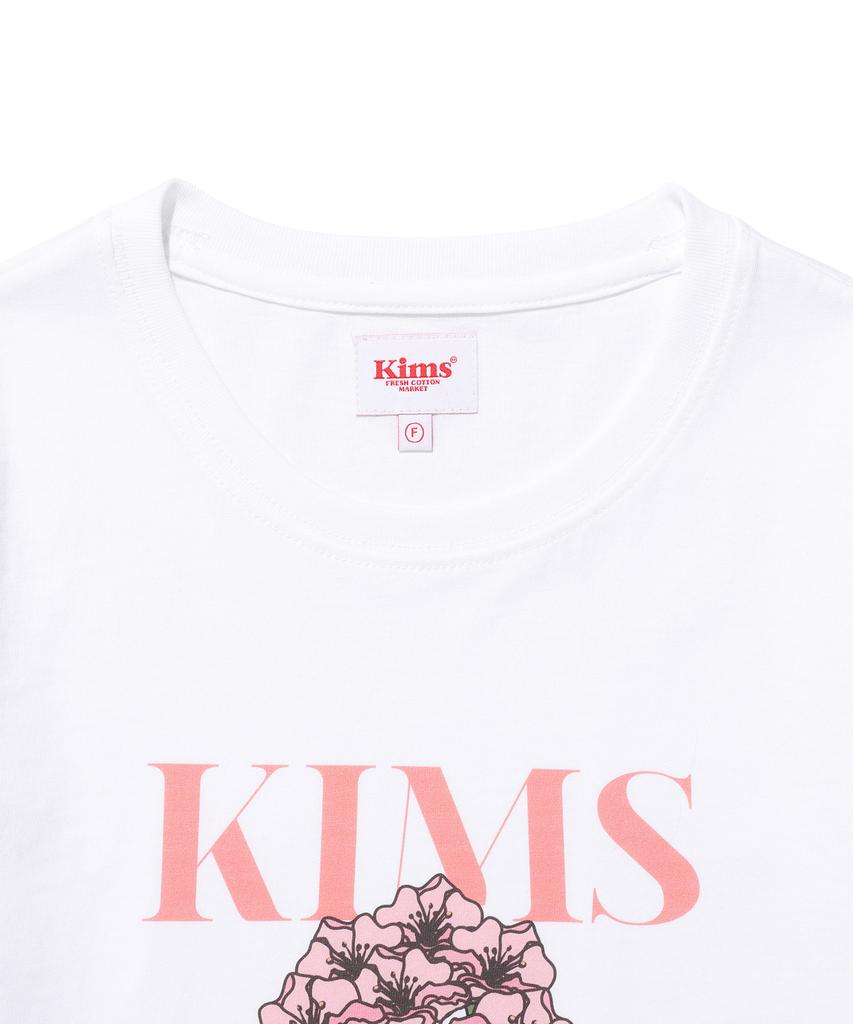 Kimseupeulesikoteunmakes Borus Flower Tee White